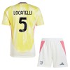 Maglia ufficiale Juventus Locatelli 5 Trasferta 2024-25 per Bambino